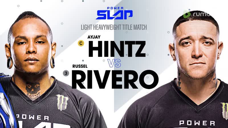 HINTZ vs RIVERO, Power Slap 2 Light Heavyweight Title