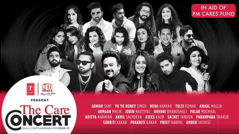 The Care Concert, PM CARES FUND, T Series, Red
