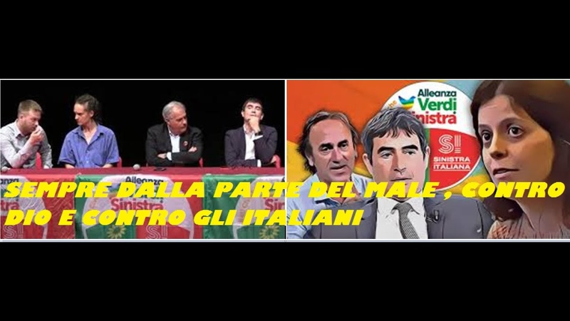 SEMPRE DALLA PARTE SBAGLIATA, CONTRO DIO, CONTRO LUOMO, CONTRO GLI