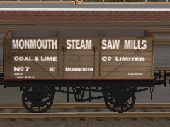 Monmouth Steam Saw mills 7 7-plank wagon