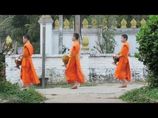Luang Prabang AUTHENTIC Alms + Nate's Birthday!