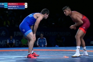 GOLD FS - 84 kg: A. NAIFONOV (RUS) df. Z. VALENCIA (USA) by VPO1, 7-5