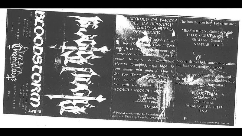 Blood Storm In Howls Of Pain And Fury live