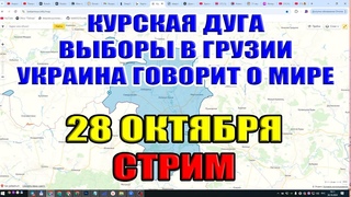 МАЙДАН В ГРУЗИИ. УКРАИНА ЗАГОВОРИЛА О МИРЕ. НАСТУПЛЕНИЕ ВС РФ. 28 октября в 22:00мск