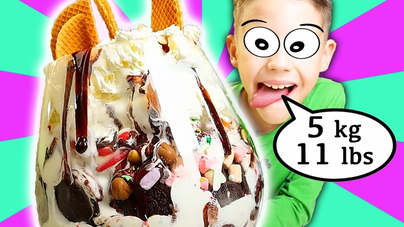 THE BIGGEST ICE CREAM IN THE