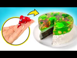 АКВАРИУМ ИЗ СЛАДКОГО ЖЕЛЕ | РЕЦЕПТ АППЕТИТНОГО ТОРТА!