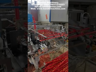 Automatic Broom Mop Handle Cap Nailing Machine