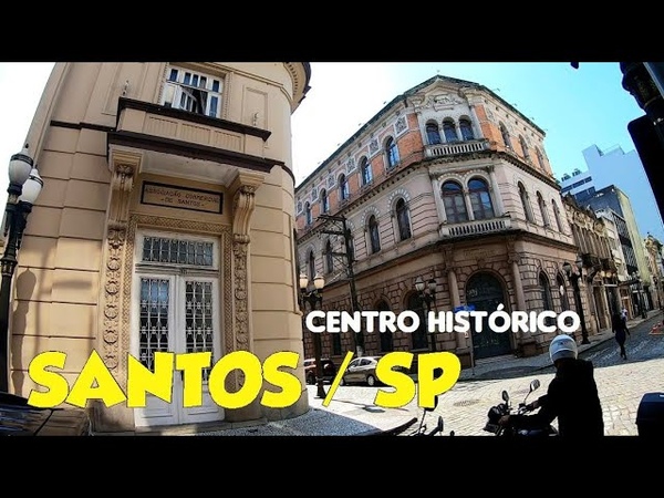 SANTOS, SP Centro Histórico da cidade. Maio,