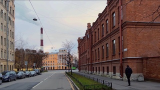 Saint Petersburg. Peski district. Walk along Starorusskaya and 5th Sovetskaya streets.
