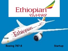 Boeing 787-8 Ethiopian Airlines Startup