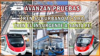 3 grandes obras de transportes en el valle de México estarán terminadas a finales del 2024