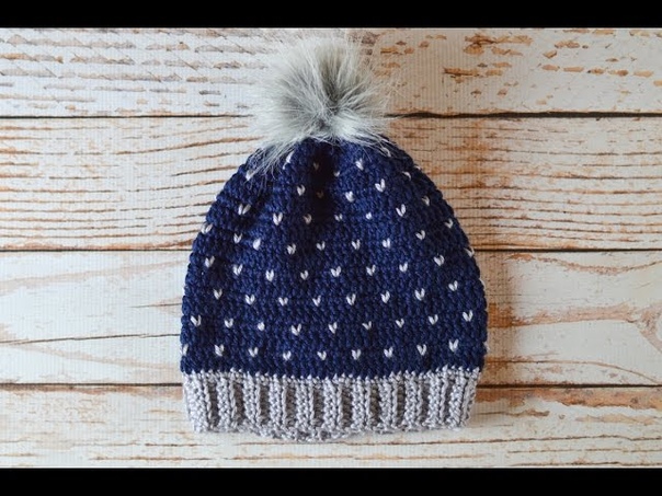 Snowfall Slouchy Hat Crochet Pattern