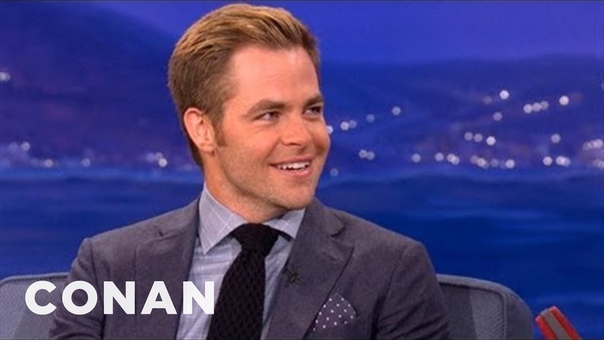 Chris Pine Has Some Seriously Big Eyebrows CONAN on