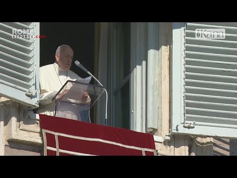 Молитва Ангел Господень с Папой