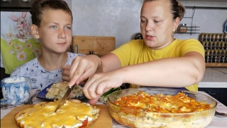 Мукбанг Пицца, Запеканка