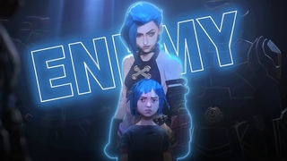 Imagine Dragons x JID - Enemy (Lyrics) | Arcane
