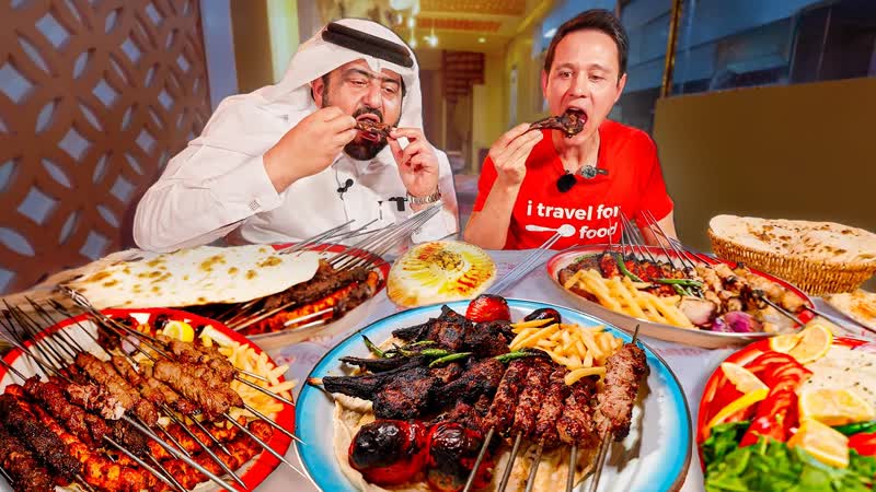 I Ate STREET FOOD in Qatar for 24 Hours ( Best Food in Doha
