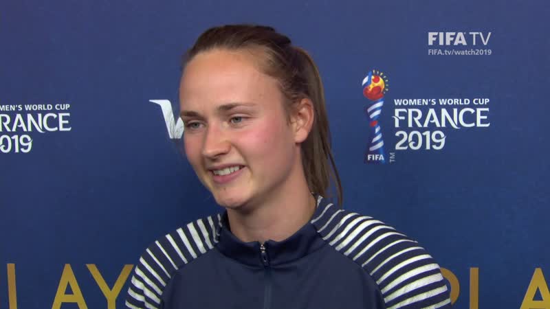 Caroline Graham Hansen Player of the Match Korea Republic v
