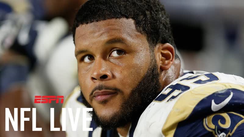 Aaron Donald Frustrated Waiting For New Deal From Rams, NFL Live,