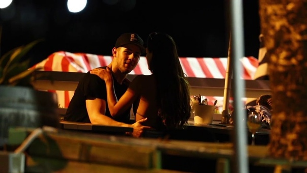 Nick Jonas Has Bloody Good Time with Mystery Brunette in