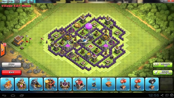 Clash of Clans Sick TH8 Farming Base Slugger