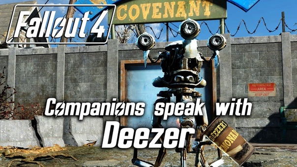 Fallout 4 Companions speak with Deezer, the lemonade serving Mister