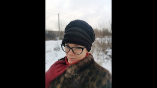 Берет Dusty спицами. Связать объемный берет спицами