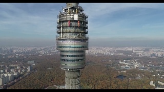 Москва, Останкинская телебашня (Вид сверху)