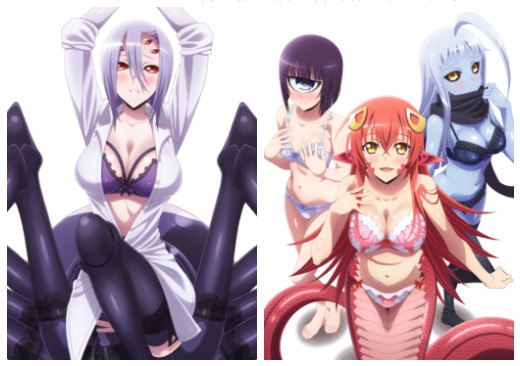 Daily life with a monster anime