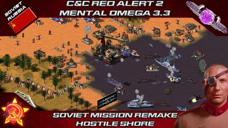 RED ALERT 2 MENTAL OMEGA 3. 3 Soviet Fan Mission Remake HOSTILE
