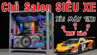 Ch SALON  T xi my tnh nh no-LIAN LI O11+ i9 9980X + RTX 2080 ti Custom Water Cooling PC.