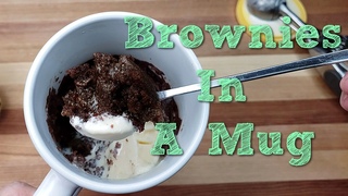 MICROWAVE BROWNIE | EGGLESS Mug Brownies Easy | MUG RECIPES