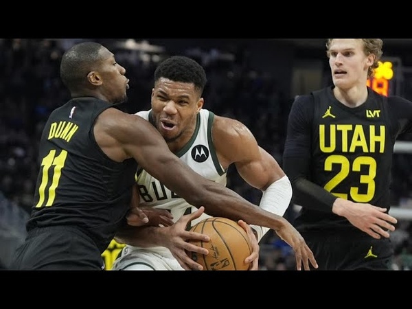 Utah Jazz vs Milwaukee Bucks Full Highlights, January 8, 2024, 2023 24