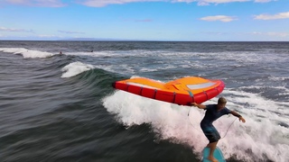 Zane Hydrofoil Windwing Surfing!