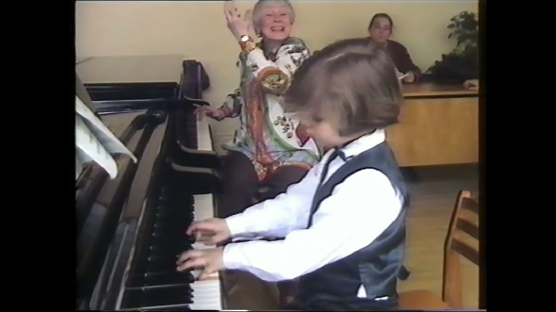 Лукас Генюшас. Лукас на уроке специальности. Май 1996