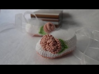 Пинетки-балетки крючком. Вязание крючком. Часть - 1