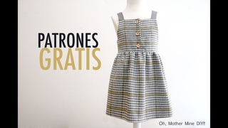 Pichi de invierno para nias (patrones gratis hasta 7 aos)