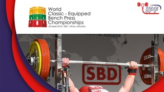 Men SJr/Jr equipped, 53-120+ kg - World Bench Press Championships 2021