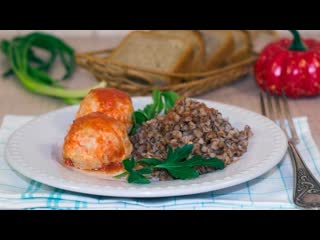 ВОТ КАК НУЖНО ГОТОВИТЬ  Диетические тефтели из куриного фарша с подливкой  ТО ЧТО НУЖНО!