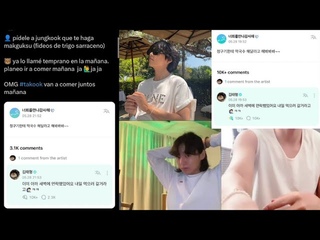 Taehyung y Jungkook demostraron cuanto que se extraaron, a travs de comentarios.