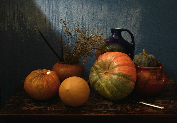 Натюрморт с тыквой фото Натюрморт с тыквой фото
