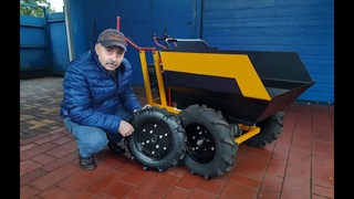 Самодельный минидумпер. Мульчер - новый проект.