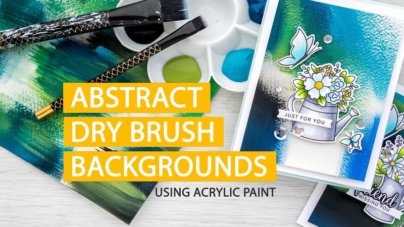 Abstract Dry Brush Backgrounds for