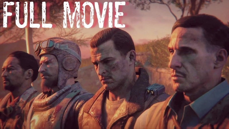 CALL OF DUTY ZOMBIES: THE MOVIE All Cutscenes ( Full Aether
