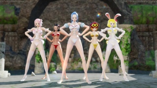 MMD One Piece - Vivi Rebecca Carrot Viola Koala - Lalisa LISA
