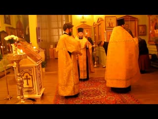 Фрагменты всенощного бдения. Суббота 21 октября 2017
