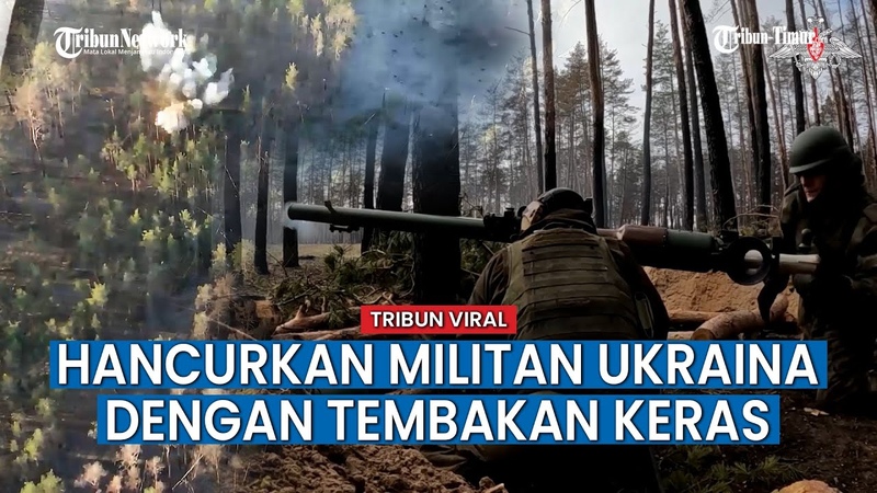 Gunakan Peluncur Granat di SPG 9, Pasukan Terjun Payung Rusia Habisi Militan