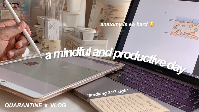 a mindful and productive day in my life quarantine