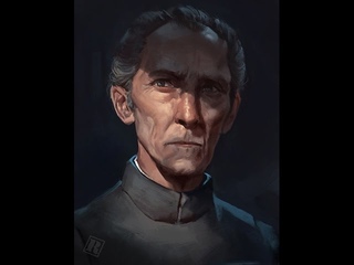 Grand Moff Tarkin speedpaint (real-time no audio)