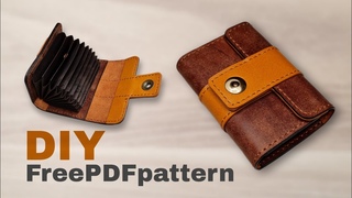 Free PatternAccordion Card Wallettutorial